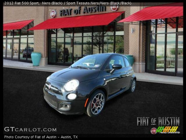 2012 Fiat 500 Sport in Nero (Black)