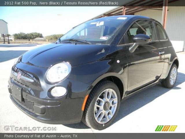 2012 Fiat 500 Pop in Nero (Black)