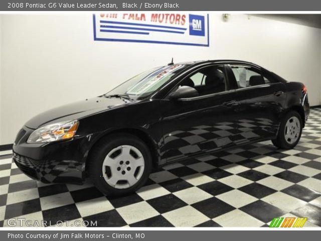 2008 Pontiac G6 Value Leader Sedan in Black