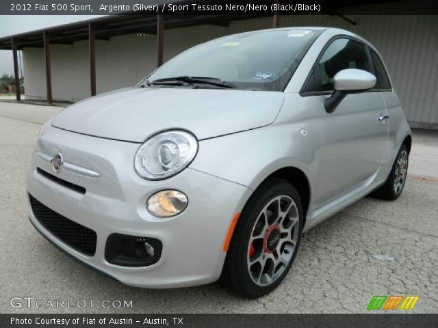 2012 Fiat 500 Sport in Argento (Silver)