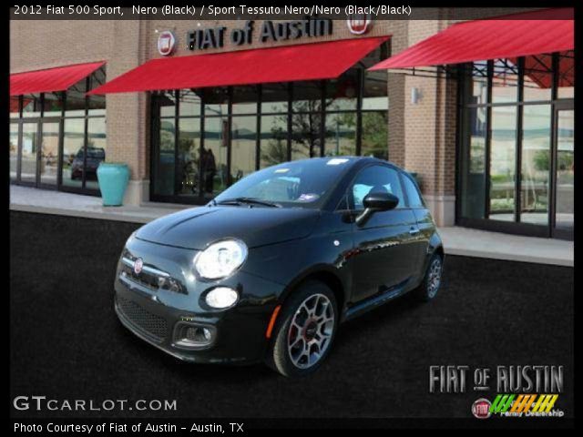 2012 Fiat 500 Sport in Nero (Black)