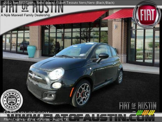 2012 Fiat 500 Sport in Nero (Black)