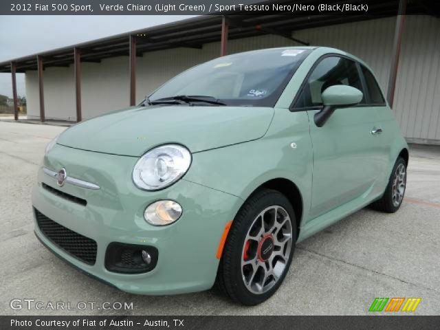 2012 Fiat 500 Sport in Verde Chiaro (Light Green)