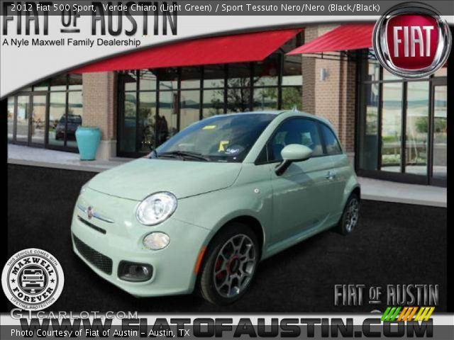 2012 Fiat 500 Sport in Verde Chiaro (Light Green)