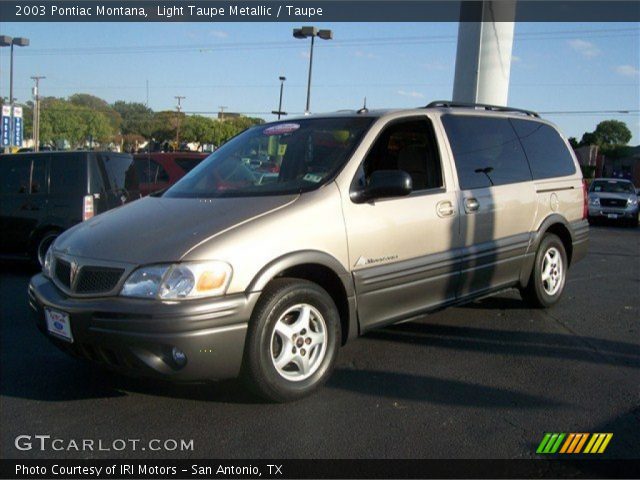 2003 Pontiac Montana  in Light Taupe Metallic