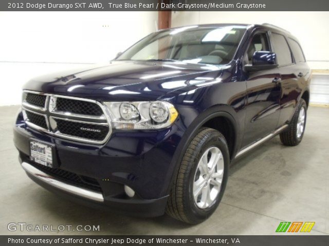 2012 Dodge Durango SXT AWD in True Blue Pearl