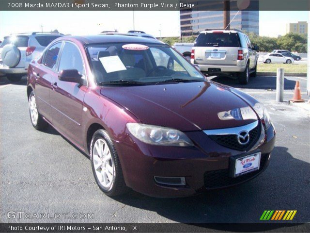 2008 Mazda MAZDA3 i Sport Sedan in Phantom Purple Mica