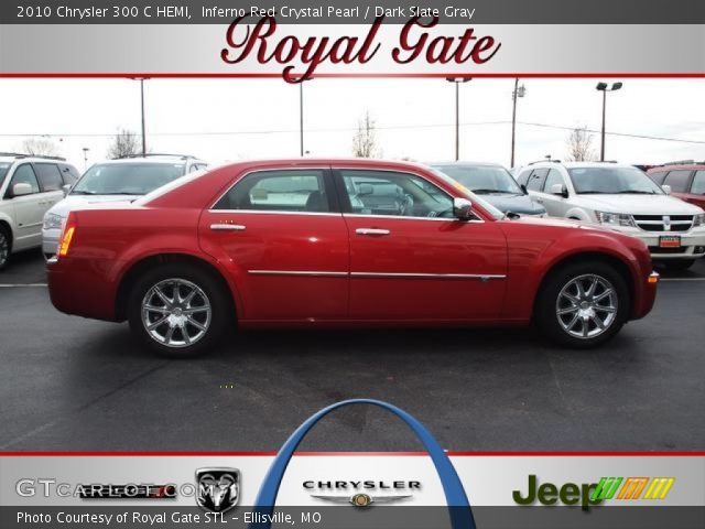 2010 Chrysler 300 C HEMI in Inferno Red Crystal Pearl