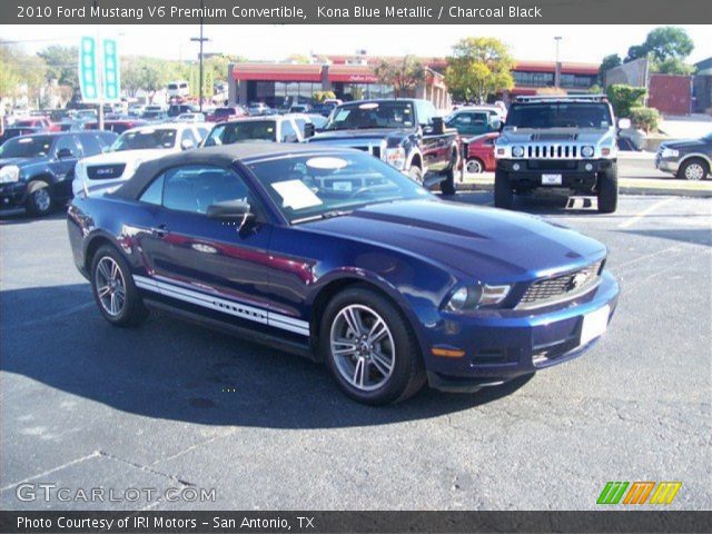 2010 Ford Mustang V6 Premium Convertible in Kona Blue Metallic