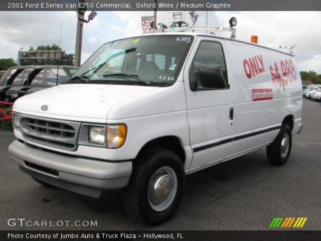 2001 Ford E Series Van E250 Commercial in Oxford White