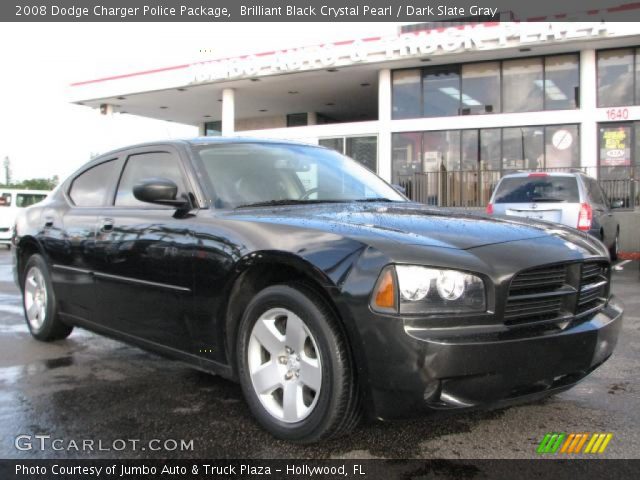 2008 Dodge Charger Police Package in Brilliant Black Crystal Pearl