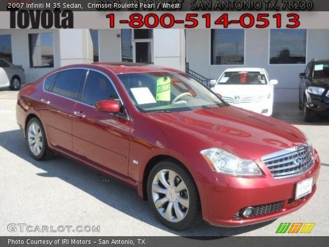 2007 Infiniti M 35 Sedan in Crimson Roulette Pearl