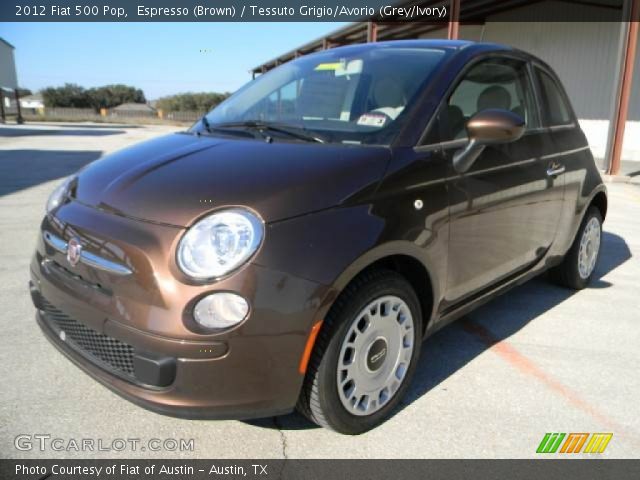 2012 Fiat 500 Pop in Espresso (Brown)