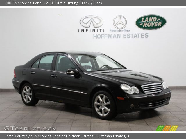 2007 Mercedes-Benz C 280 4Matic Luxury in Black