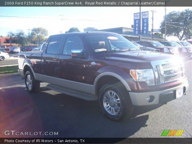 2009 Ford F150 King Ranch SuperCrew 4x4 in Royal Red Metallic