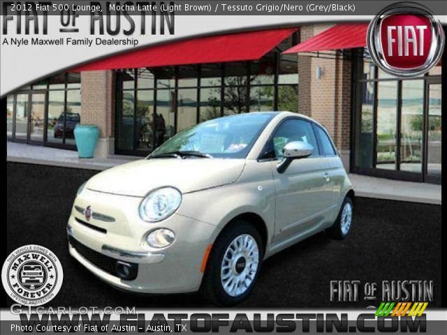 2012 Fiat 500 Lounge in Mocha Latte (Light Brown)