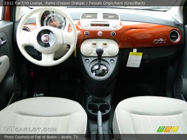 2012 Fiat 500 Lounge in Rame (Copper Orange)