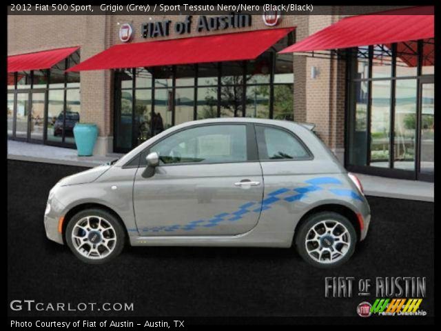 2012 Fiat 500 Sport in Grigio (Grey)