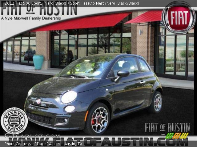 2012 Fiat 500 Sport in Nero (Black)