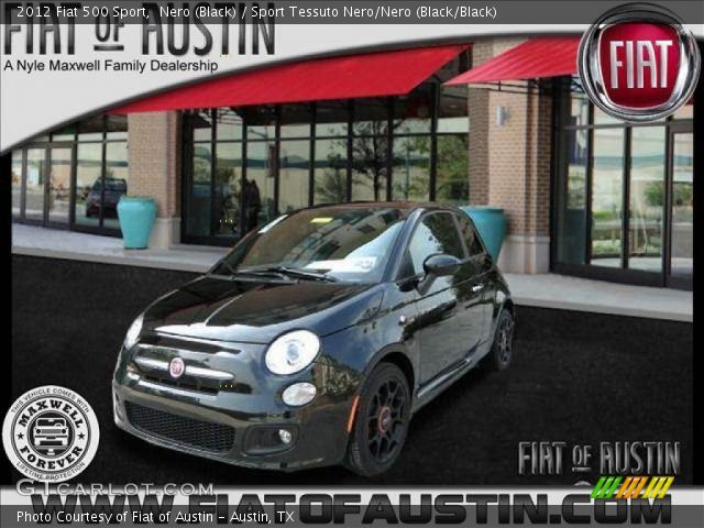 2012 Fiat 500 Sport in Nero (Black)