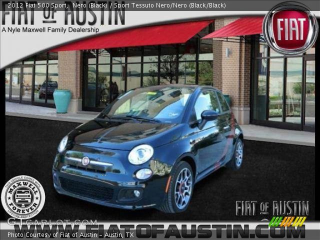 2012 Fiat 500 Sport in Nero (Black)