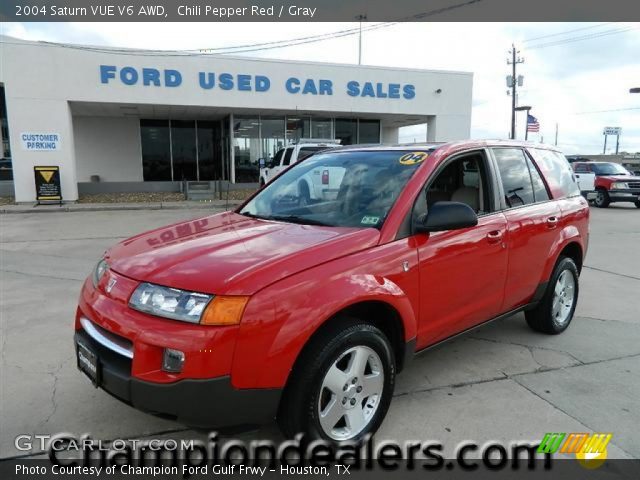 2004 Saturn VUE V6 AWD in Chili Pepper Red