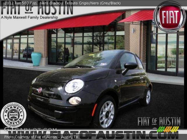2012 Fiat 500 Pop in Nero (Black)