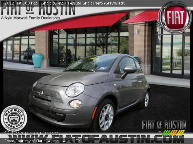 2012 Fiat 500 Pop in Grigio (Grey)