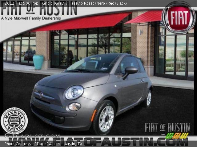 2012 Fiat 500 Pop in Grigio (Grey)