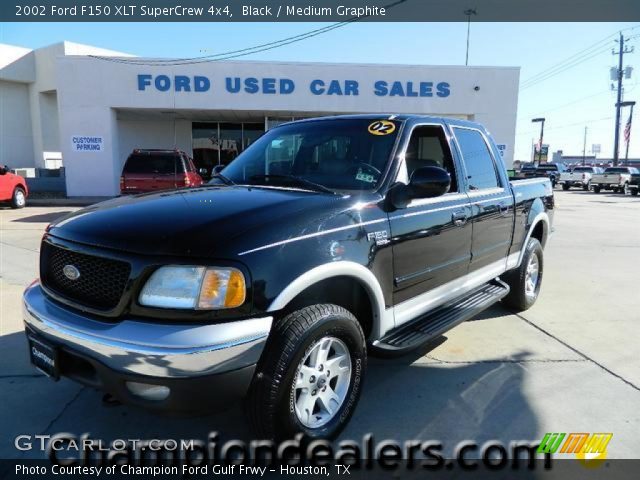 2002 Ford F150 XLT SuperCrew 4x4 in Black