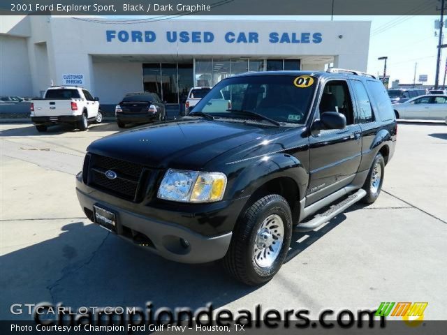 2001 Ford Explorer Sport in Black