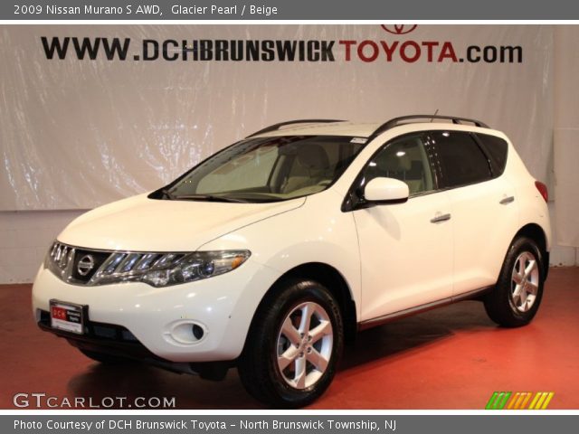 2009 Nissan Murano S AWD in Glacier Pearl