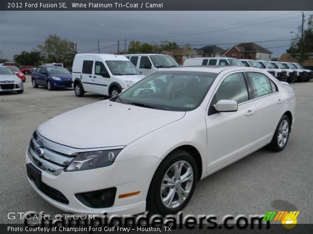 2012 Ford Fusion SE in White Platinum Tri-Coat