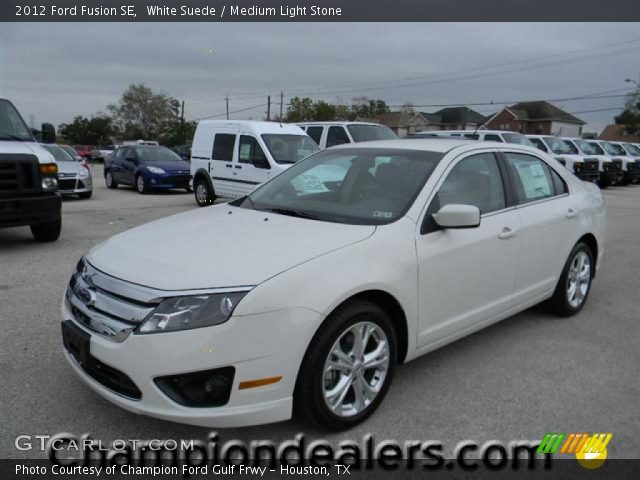 2012 Ford Fusion SE in White Suede