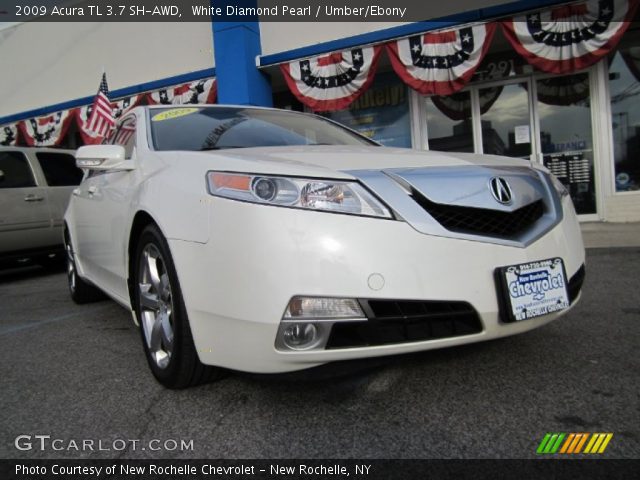 2009 Acura TL 3.7 SH-AWD in White Diamond Pearl