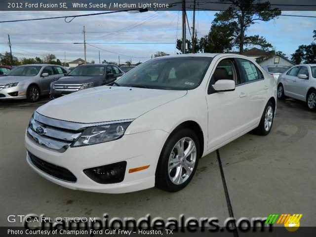 2012 Ford Fusion SE in White Suede
