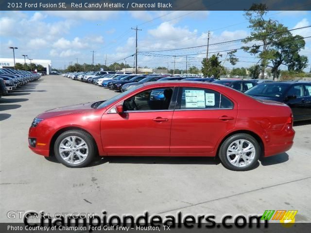 2012 Ford Fusion SE in Red Candy Metallic