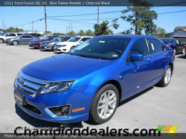 2012 Ford Fusion SEL V6 in Blue Flame Metallic