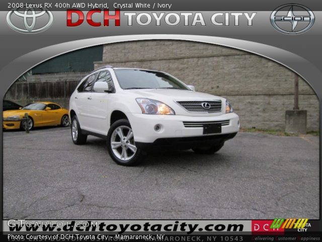 2008 Lexus RX 400h AWD Hybrid in Crystal White