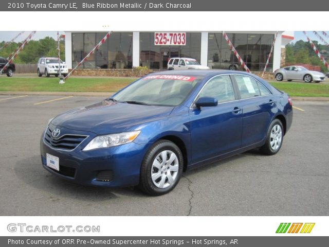 2010 Toyota Camry LE in Blue Ribbon Metallic
