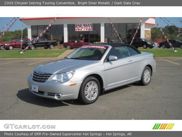 2009 Chrysler Sebring Touring Convertible in Bright Silver Metallic