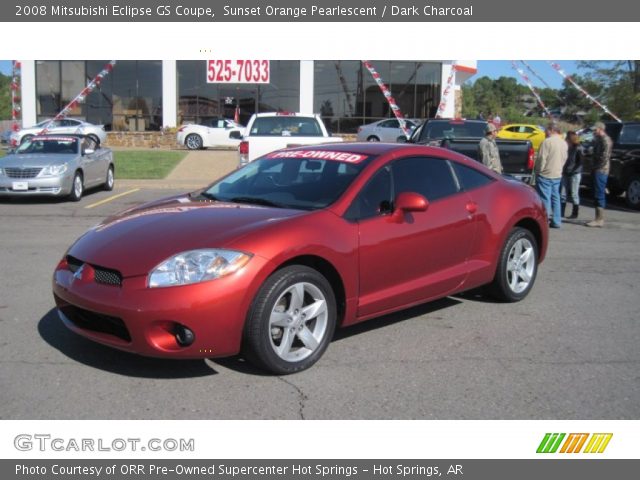 2008 Mitsubishi Eclipse GS Coupe in Sunset Orange Pearlescent