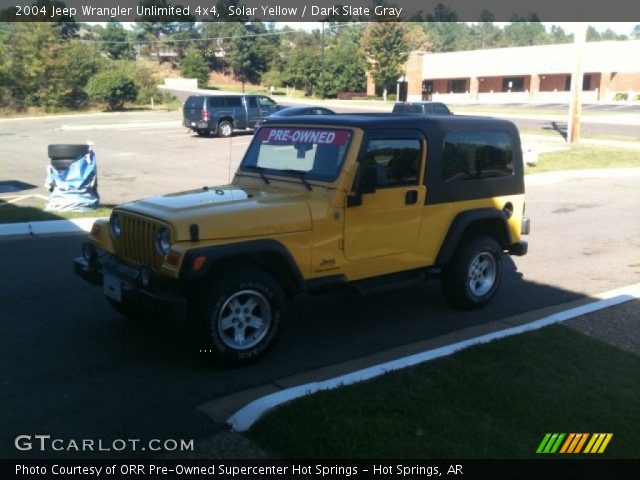 2004 Jeep Wrangler Unlimited 4x4 in Solar Yellow