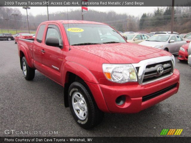 2009 Toyota Tacoma SR5 Access Cab 4x4 in Barcelona Red Metallic
