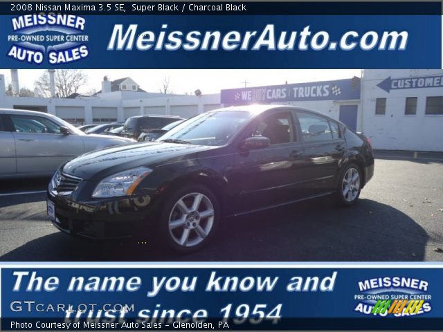 2008 Nissan Maxima 3.5 SE in Super Black