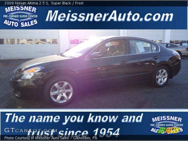 2009 Nissan Altima 2.5 S in Super Black