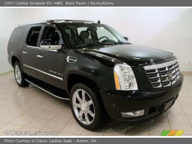 2007 Cadillac Escalade ESV AWD in Black Raven