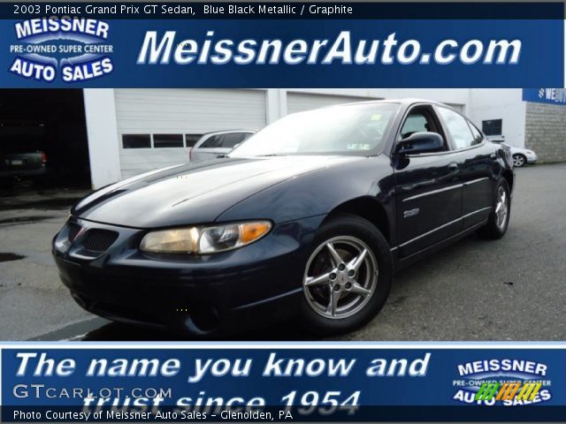 2003 Pontiac Grand Prix GT Sedan in Blue Black Metallic