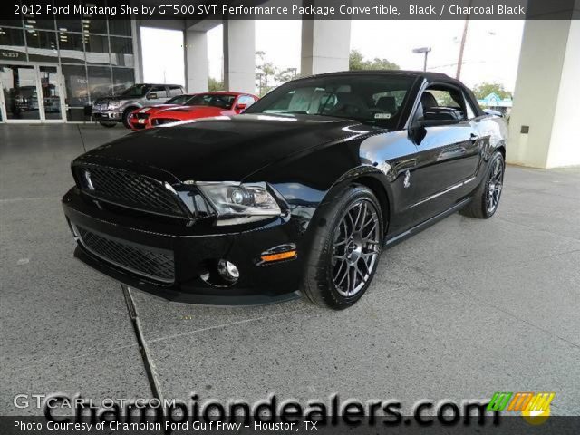 2012 Ford Mustang Shelby GT500 SVT Performance Package Convertible in Black