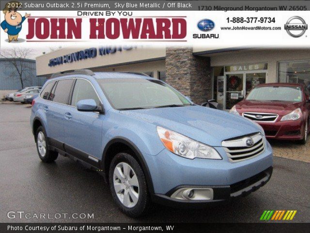 2012 Subaru Outback 2.5i Premium in Sky Blue Metallic